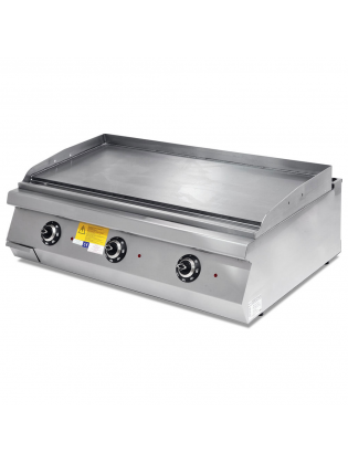 Fry Top Elétrico Liso Placa Cromada - Chapa - 900mm