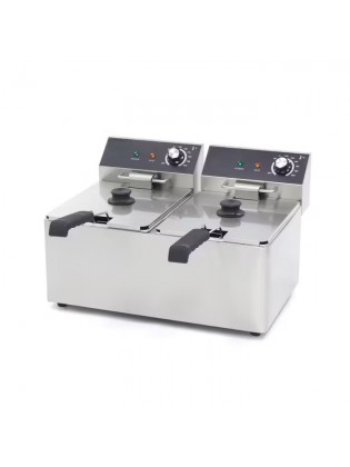 Fritadeira Elétrica De Bancada - 8 + 8 Litros