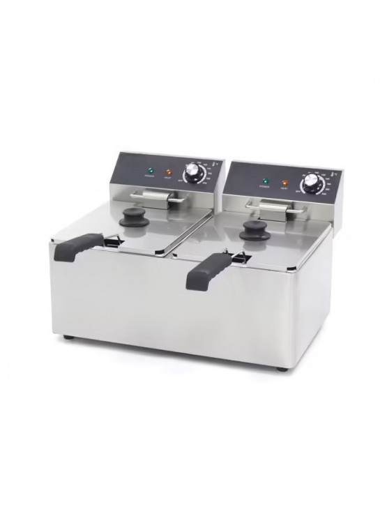 Fritadeira Elétrica De Bancada - 8 + 8 Litros