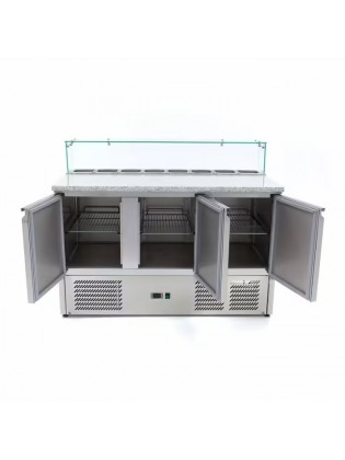 Saladete de Pizza com 3 Portas - 8*GN 1/6