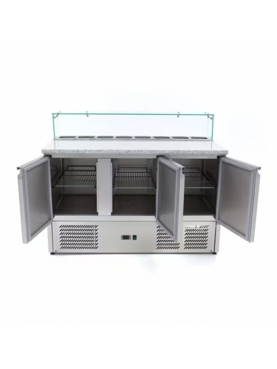 Saladete de Pizza com 3 Portas - 8*GN 1/6