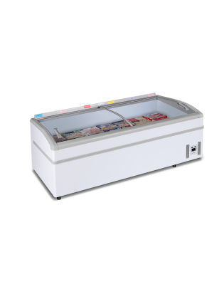 Arca Congeladora Com Tampa de Vidro Curva de Correr - Horizontal - Ilha - 2020*920*790mm - 800 Litros