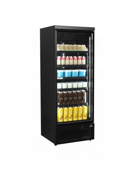 Armário Frigorífico Preto - Expositor Para Cerveja - 459 Litros