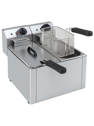 Fritadeira Elétrica de Bancada - 4 + 4 Litros