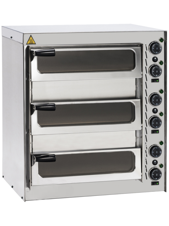 Forno de Pizza Triplo - Mini - Elétrico
