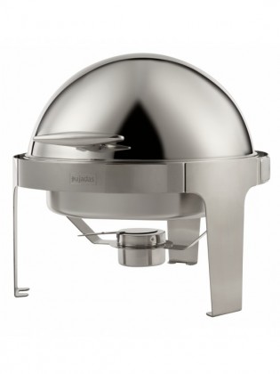 Chafing Dish Redondo com Tampa Roll Top
