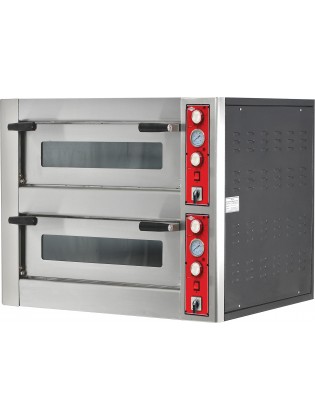 Forno de Pizza Duplo - Elétrico - 4+4*Ø300mm