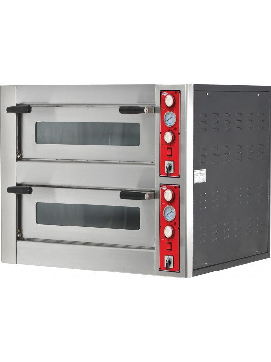 Forno de Pizza Duplo - Elétrico - 4+4*Ø300mm