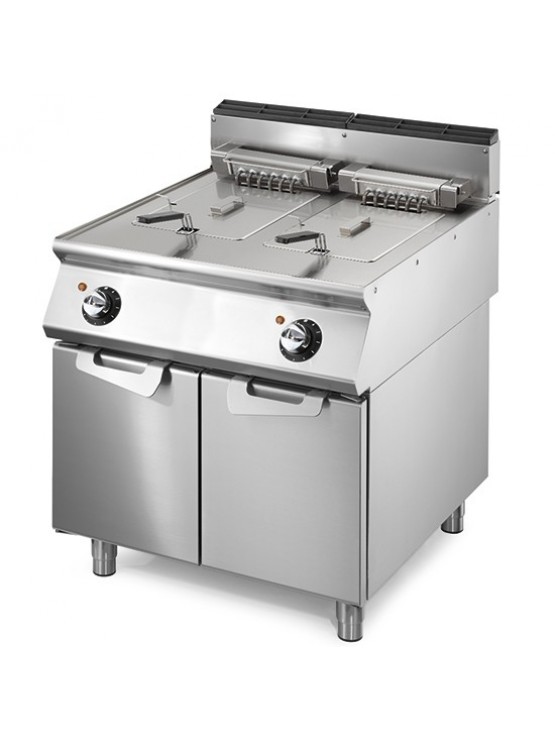 Fritadeira Elétrica com Móvel - 10 + 10 Litros