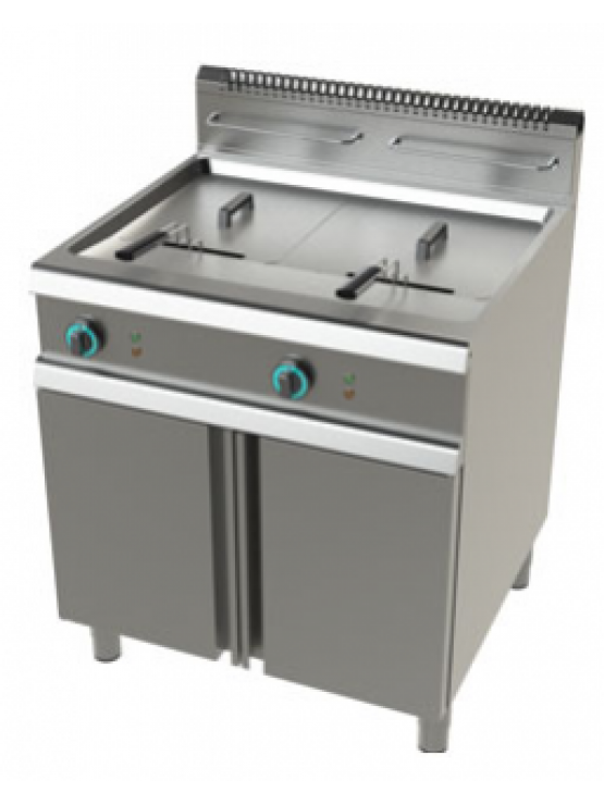 Fritadeira a Gás com Móvel - Junex - 17 + 17 Litros - 700