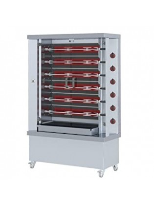 Máquina de Assar Frangos em Vitrocerâmica - Elétrica - 30 Frangos